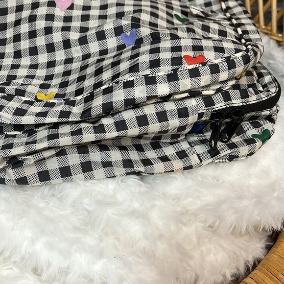 BAGGU BLACK white 10x13 Travel Bag Pouch new X 2 - Picture 5 of 5